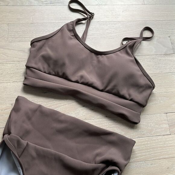 Brown Women's Swim Set - Picture 3 of 5